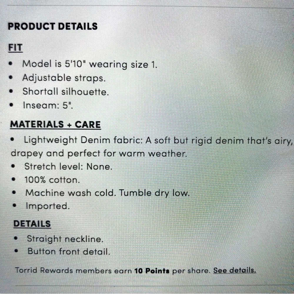 Torrid Blue Denim Women Jeans Overalls - Picture 9 of 10